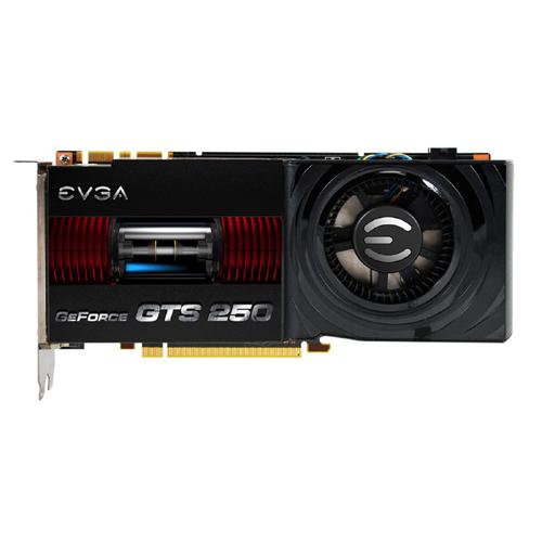 01G-P3-1158-TR EVGA Nvidia GeForce GTS 250 1GB DDR3 256-Bit Dual DVI / HDTV / S-Video Out PCI-Express 2.0 x16 Video Graphics Card