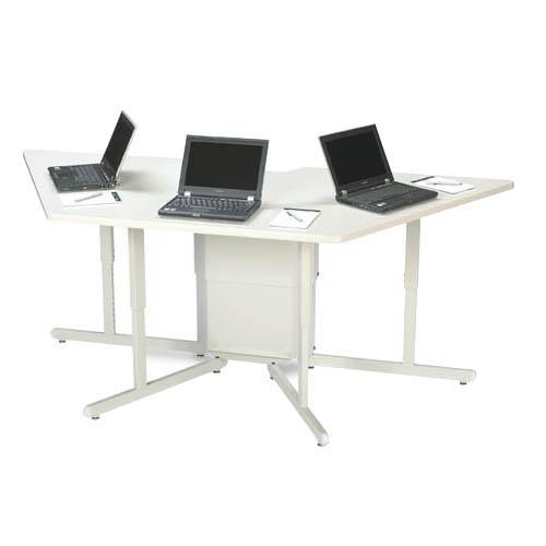 3508-GMT Bretford Basic Connections 3508 Instruction Center Four Leg Base 41.25" Table Top Length x 96" Table Top Width x 1" Table Top Thickness 32" Height Assembly Required Laminated, Powder Coated, Topaz