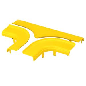 FRTSC4YL Panduit FiberRunner Split Cover for 4x4 Horizontal Tee Fitting