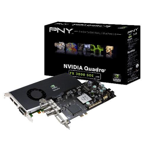 FX380016GHPV125 PNY nVidia Quadro FX 3800 1GB GDDR3 PCI Express 2.0 x16 Video Graphics Card