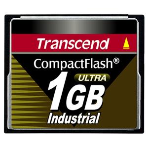 TS1GCF100I-P Transcend 1GB 100x Hi-Speed CompactFlash (CF) Memory Card