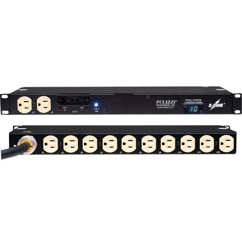 T982F2-N-SL-109 Eaton PowerWare 12 x NEMA 6-20R 5.76KVA 1U Horizontal Rack-Mount Power Distribution Unit (PDU) (Refurbished)