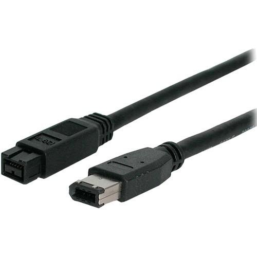 139496MM1 StarTech 1 ft IEEE-1394 Firewire Cable 9-6 M/M Male FireWire Male FireWire 1ft Black