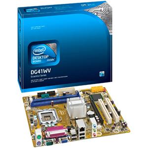BOXDG41WV Intel Desktop Motherboard DG41WV iG41 Express Chipset Socket T LGA775 1333MHz FSB 1 Pack micro ATX 1 x Processor Support (Refurbished)