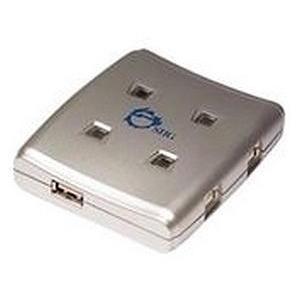 JU-SW4112 SIIG US2314 4-to-1 USB 2.0 Switch 1 x Type A USB 2.0, 2 x Type B USB 2.0 External (Refurbished)