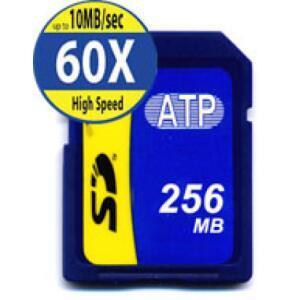 AF256SD ATP 256MB 60x Super Hi-Speed SD Flash Memory Card