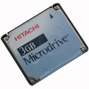 MD3GB-BP Hitachi Microdrive 3K6 3GB 3600RPM CompactFlash (CF+) Type II 128KB Cache 1-inch Internal Hard Drive