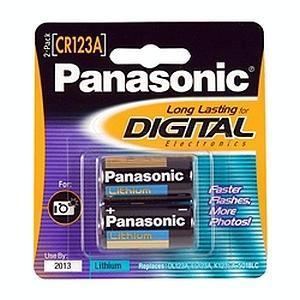 CR-123APA/1B Panasonic Camera Battery Lithium Manganese Dioxide 1550mAh 3V DC (Refurbished)