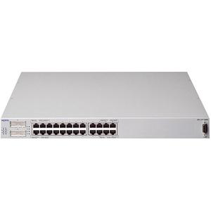 AL2012E53 Nortel Ethernet Switch 470-24T 24-Ports Fast 10/100Base-TX + 2 x GBIC (empty) Switch 1U Stackable (Refurbished)